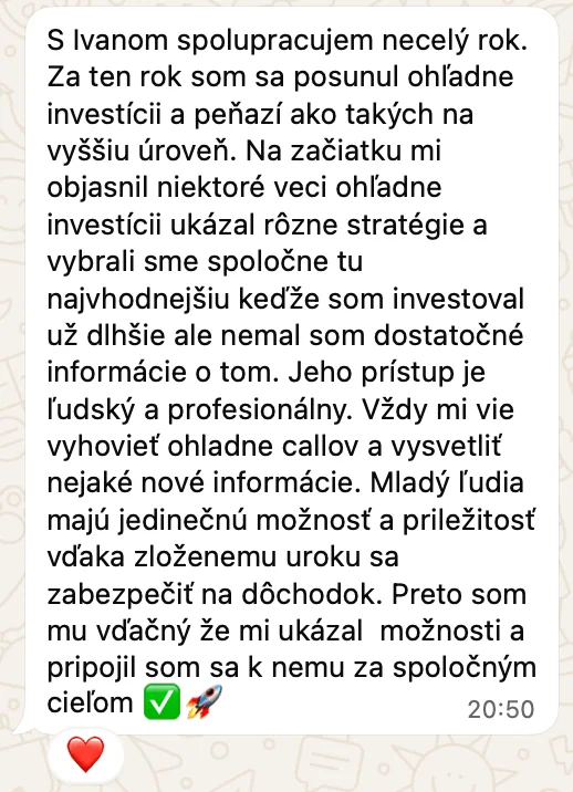 Recenzia klienta