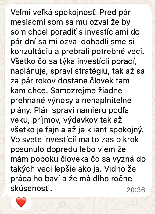 Recenzia klienta