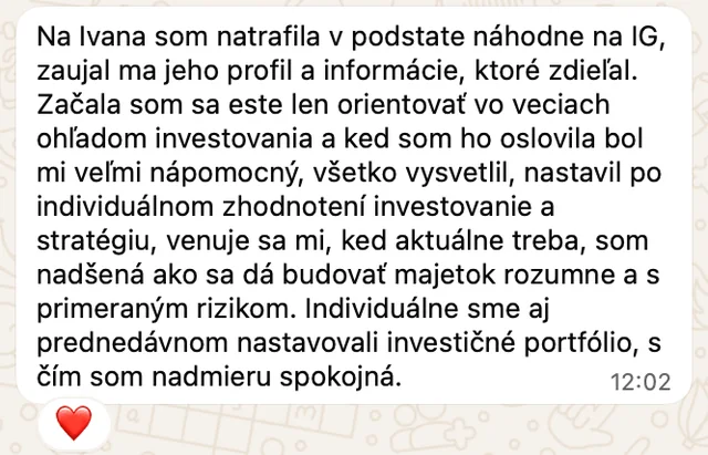 Recenzia klienta