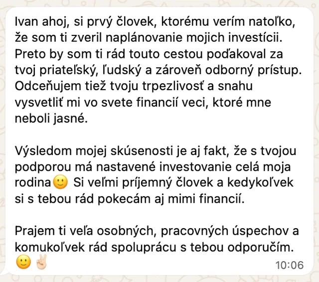Recenzia klienta